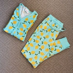 Hanna Andersson Women’s matching pajamas lemons